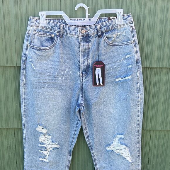 Straight Super High-Rise 90's Jeans Pants 2-Pack Size 17 - Picture 3 of 8